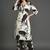 everyday classic women floral printed regular cotton kurta with palazzos