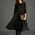 everyday classic women striped tiered thread work silk crepe kurta with trousers