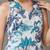 office-wear women floral printed regular cotton kurti with harem pants