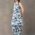 office-wear women floral printed regular cotton kurti with harem pants