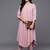 smart women empire silk crepe kurta with trousers