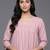 smart women empire silk crepe kurta with trousers