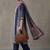 floral embroidered straight cotton kurta & trousers sets