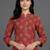 contemporary formal women ethnic motifs printed regular kurta with trousers