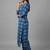 formal women ethnic motifs printed regular kurta with trousers