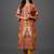 tailored women ethnic motifs printed regular chanderi silk kurta with trousers
