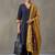 floral printed a-line cotton kurta & trousers sets