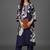 everyday classic women printed regular thread work chanderi silk kurta with trousers