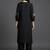 structured workwear women ethnic motifs embroidered regular thread work kurta with palazzos