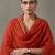 floral embroidered a-line cotton kurta & trousers sets