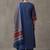 floral printed a-line cotton kurta & trousers sets