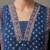 floral printed a-line cotton kurta & trousers sets