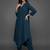 everyday classic women tiered silk crepe kurta with trousers