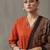 floral printed a-line cotton kurta & trousers sets