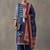 floral embroidered straight cotton kurta & trousers sets