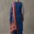 floral embroidered straight cotton kurta & trousers sets