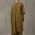 floral embroidered a-line cotton kurta & trousers sets