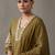 floral embroidered a-line cotton kurta & trousers sets