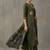 floral printed straight cotton kurta & trousers sets
