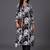 formal women floral printed panelled cotton kurta with trousers