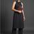 smart women striped regular silk crepe kurta with trousers