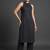 smart women striped regular silk crepe kurta with trousers