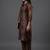 tailored women floral printed regular chanderi silk kurta with trousers