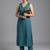 contemporary formal women regular kurta with trousers