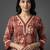 tailored women printed regular kurta with trousers