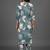 formal women floral printed regular thread work kurta with trousers
