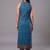 contemporary formal women ethnic motifs printed regular chanderi silk kurta with trousers