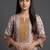 everyday classic women ethnic motifs printed regular chanderi silk kurta with trousers