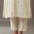 floral embroidered a-line cotton kurta & trousers sets