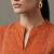 floral embroidered a-line cotton kurta & trousers sets