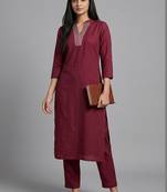 structured workwear women regular kurta with trousers