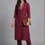 structured workwear women regular kurta with trousers