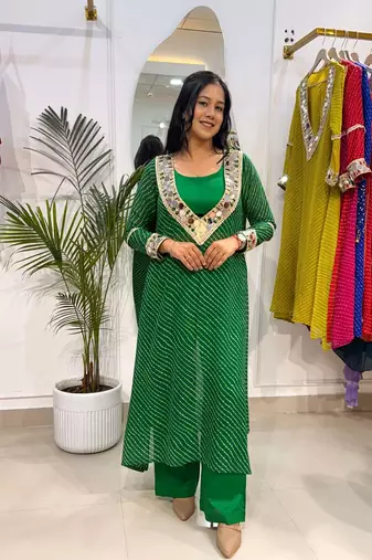 Emerald lehariya co-ord set