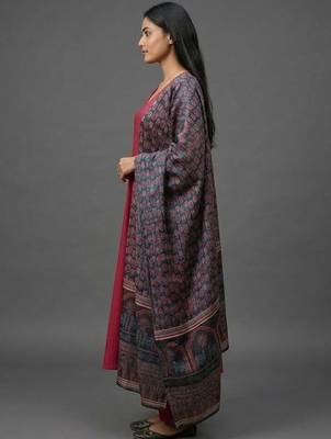 smart women ethnic motifs regular sequinned kurta with trousers & with dupatta 2