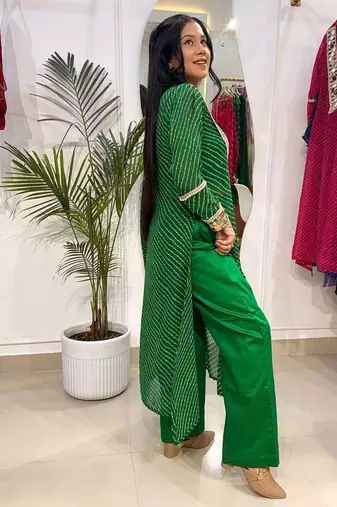 Emerald lehariya co-ord set