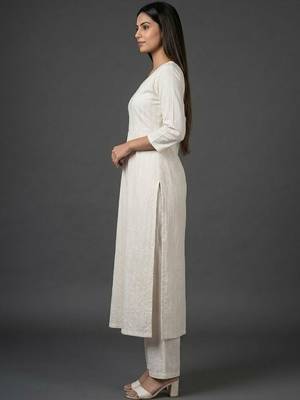 formal women regular kurta with trousers 2