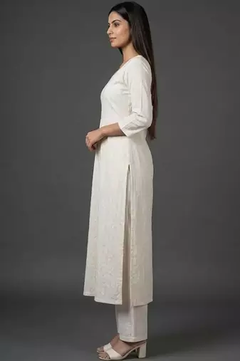 formal women regular kurta with trousers