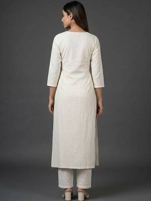 formal women regular kurta with trousers 3
