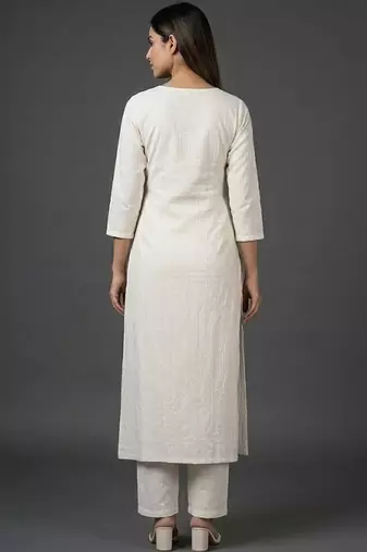 formal women regular kurta with trousers