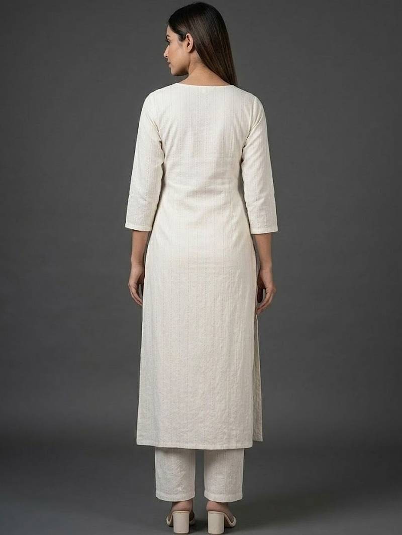 formal women regular kurta with trousers