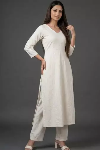 formal women regular kurta with trousers