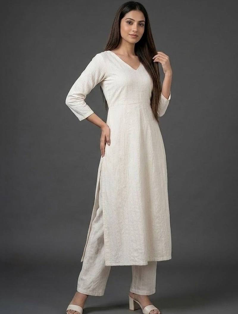 formal women regular kurta with trousers