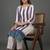 everyday classic women printed regular kurta with trousers