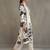 structured workwear women floral printed regular thread work cotton kurta with trousers
