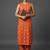 structured workwear women ethnic motifs printed regular kurta with trousers