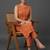 structured workwear women ethnic motifs printed regular kurta with trousers